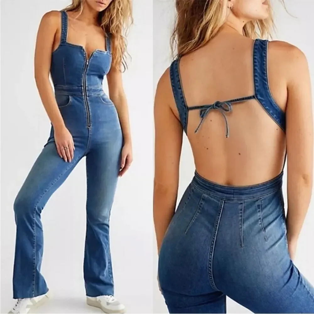 Free People Curvy 2nd Ave One Piece Jumpsuit 6